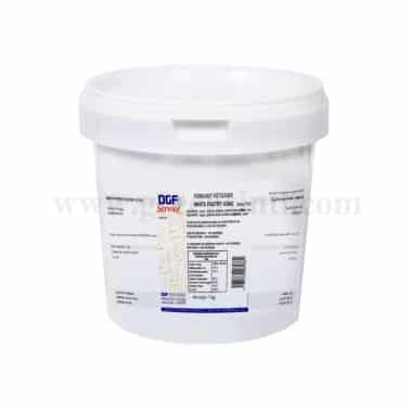 DGF Fondant Patissier, Soft White Pastry Icing- ( Pouring Fondant White Glaze ) 1 Kg