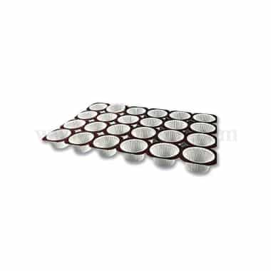GREENS Paper Muffin Baking Mould 24 Indents-125 Trays-2 Oz