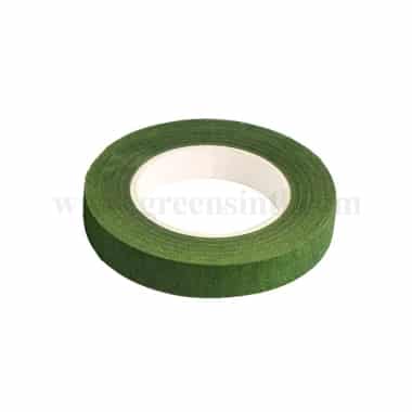 GREENS Florist Tape - Olive Green 12 mm x 24.4 m