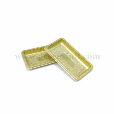 GREENS Plastic Rectangle Cake Cups 90 x 45  x h 10 mm-12 Pcs