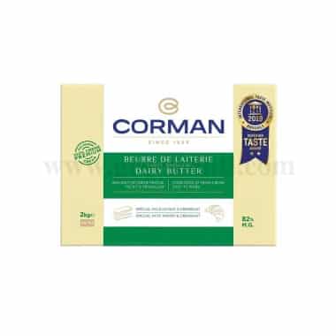 CORMAN Dairy butter 82% fat - Block 2 Kg