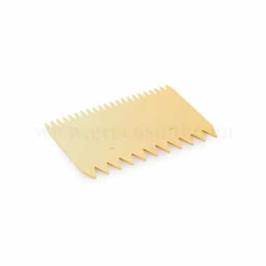 THERMOHAUSER Double Sided Scrapper with Pointed Teeth 110 x 75 mm