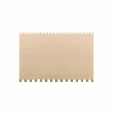 THERMOHAUSER Double Sided Scrapper with Flat Teeth 150 x 100 mm