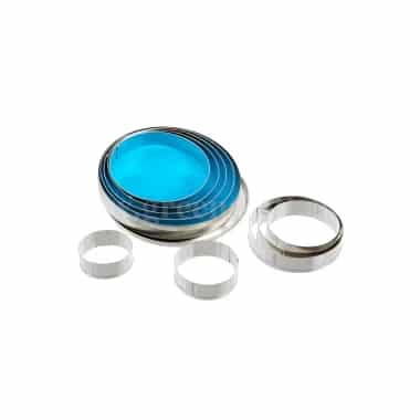 THERMOHAUSER Round Cookie Cutter Plain Set of 9