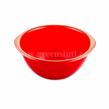 THERMOHAUSER Plastic Mixing Bowl Red D280 x h145 mm-6 L