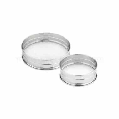 THERMOHAUSER Stainless steel Flour sieves / kitchen sieves Coarse Mesh D 350mm-mesh size I.5 x 1 mm