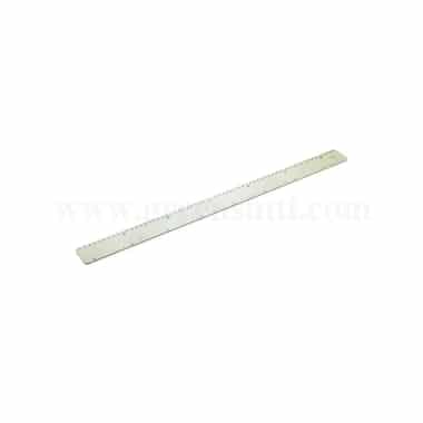 THERMOHAUSER Plastic Back ruler Resopal sturdy white with black-red scale 645 x 50 mm