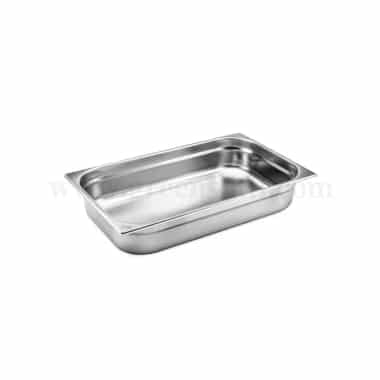 THERMOHAUSER Stainless steel GN 1/1 container without handles 530x325xh100mm-12.6 L