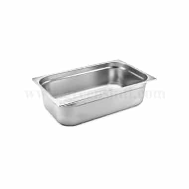 THERMOHAUSER Stainless steel GN 1/1 container without handles  530x325xh150mm-18.8 L