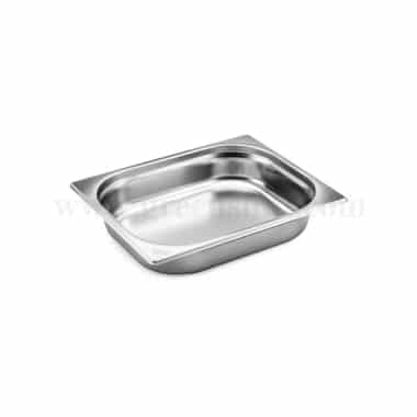 THERMOHAUSER Stainless steel GN 1/2 container without handles265x325xh65mm-3.5 L