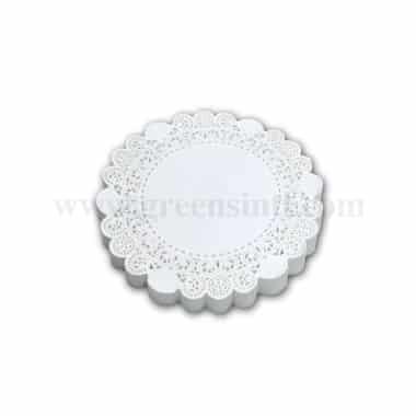GRADE Round Doilies Paper Natural White 152mm(6 inch)-250 Pcs