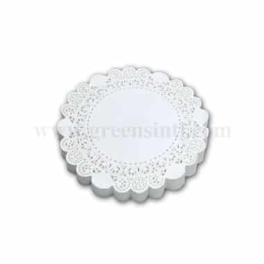 GRADE Round Doilies Paper Natural White 170mm(6.69 inch)-250 Pcs