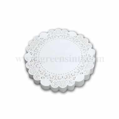 GRADE Round Doilies Paper Natural White 203mm(8 inch)-250 Pcs