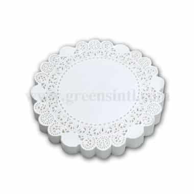 GRADE Round Doilies Paper Natural White 355 mm(14 inch)-250 Pcs
