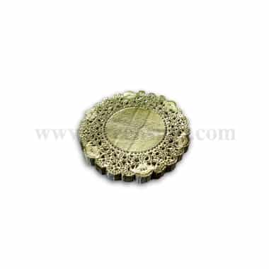 GRADE Round Doilies Paper Gold 101mm (4 inch)-250 Pcs
