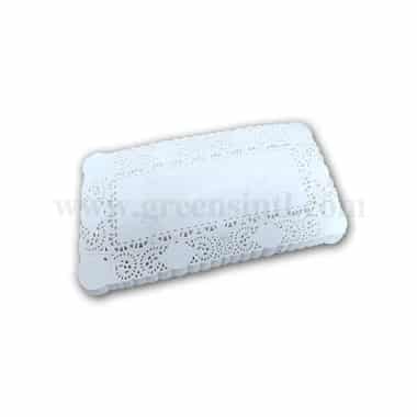 GRADE Rectangular Doilies Paper Natural White 300x400 mm-250 Pcs
