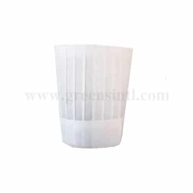 GRADE Chef Hat Paper-Classic Flat Top 300mm -10 Pcs