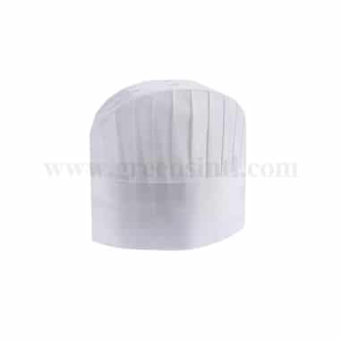 GRADE Chef Hat Viscose-Modern Oval Top White H 250 mm 60 gsm-10 Pcs