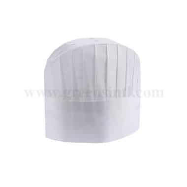 GRADE Chef Hat Viscose-Modern Oval Top White H 300 mm 60 gsm-10 Pcs