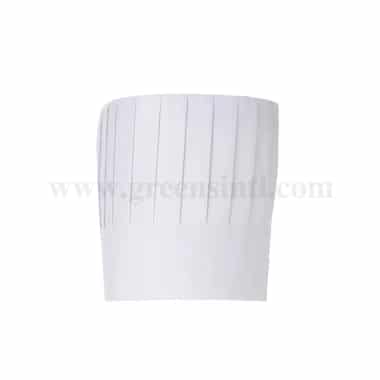 GRADE Chef Hat Paper-Classic Flat Top H 300 mm-10 Pcs