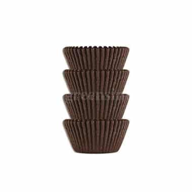 GRADE Cupcake Case Brown Glassine ⬜75mm=Base 35mm/Height 20mm- 1000 Pcs