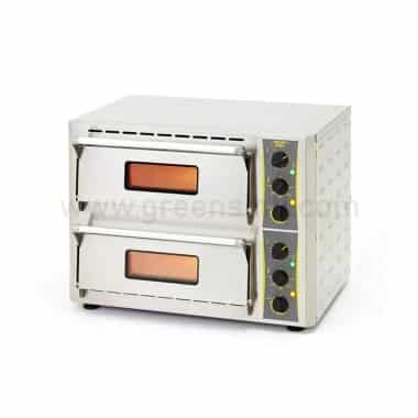 ROLLER GRILL Professional Pizza Oven 2 Cooking chambers