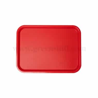GENUS DEI Classic Fast Food Tray Traffic Red 415 x 305 mm