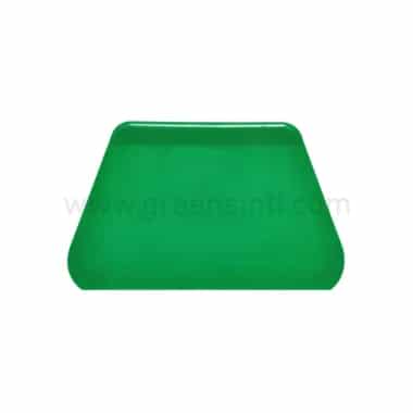 EMIL SCHMIDT Dough Cutter Green Rounded Trapezoid Shape 205 x 125 mm