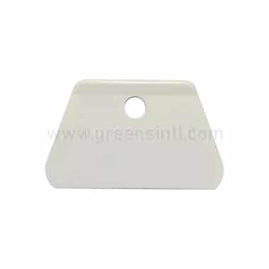 EMIL SCHMIDT Dough Cutter Ivory Rounded Trapezoid Shape with hole 205 x 125 mm