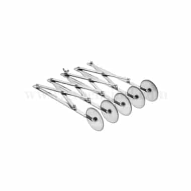 EMIL SCHMIDT Expandable Dough Cutter with Plain Edge -5 Wheels