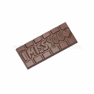 CHOCOLATE WORLD Chocolate Mould Tablet I Miss You 118 x 50 x h 8 mm