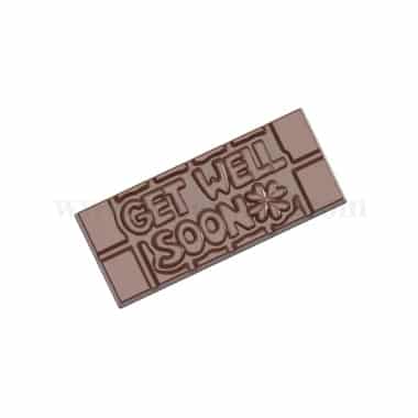 CHOCOLATE WORLD Chocolate Mould Tablet Get Well Soon 118 x 50 x h 8 mm