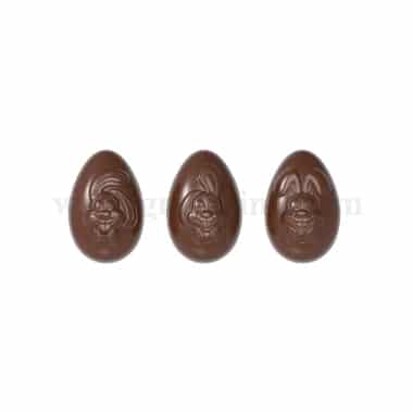 CHOCOLATE WORLD Chocolate Mould Egg Funny Bunnies 81 x 54 x h 30 mm