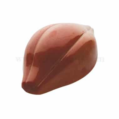 CHOCOLATE WORLD Chocolate Mould Cocoa Bean 47.5 x 26 x h 14 mm