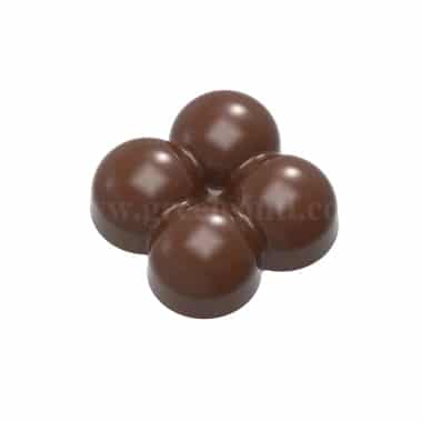 CHOCOLATE WORLD Chocolate Mould Four Balls-Minji Lee 35 x 35 x h 13 mm