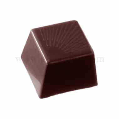CHOCOLATE WORLD Chocolate Mould Carre Soleil 26 x 26 x h 18 mm