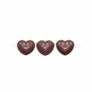 CHOCOLATE WORLD Chocolate Mould Heart Classic 28 x 35 x h 17 mm