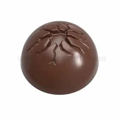 CHOCOLATE WORLD Chocolate Mould Sphere with Crack 31 x 31 x h 18 mm