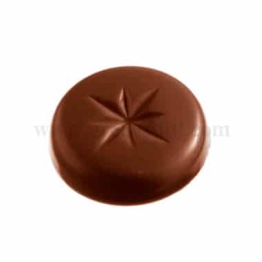 CHOCOLATE WORLD Chocolate Mould Neaplitian Star 30 x 30 x h 7 mm