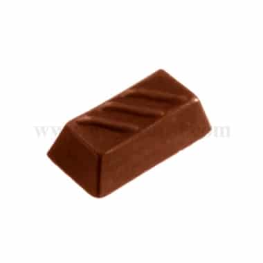 CHOCOLATE WORLD Chocolate Mould Small Block Rectangle 23 x 23 x h 11 mm