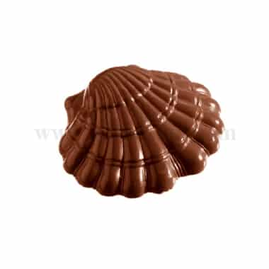 CHOCOLATE WORLD Chocolate Mould Scallop 145 x 125 x h 37 mm