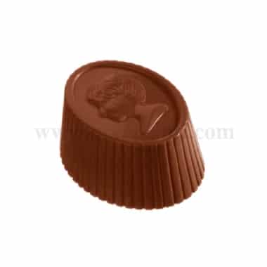 CHOCOLATE WORLD Chocolate Mould Marquise 39 x 28 x h 17 mm