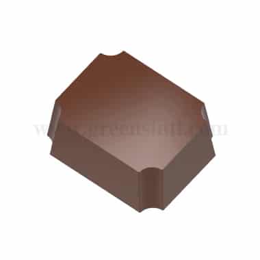 CHOCOLATE WORLD Magnetic Chocolate Mould Rectangle 35 x 28 x h 14 mm