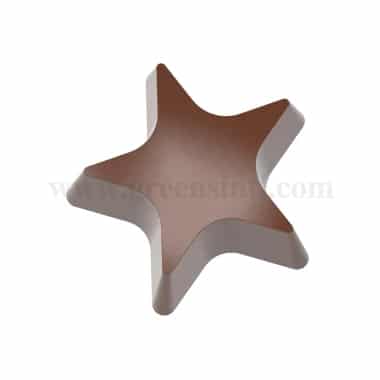 CHOCOLATE WORLD Magnetic Chocolate Mould Star 36 x 36 x h 15 mm