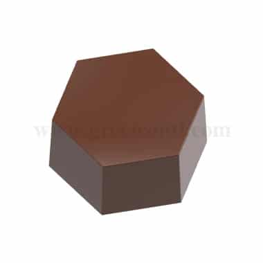 CHOCOLATE WORLD Magnetic Chocolate Mould Hexagon 27 x 23.5 x h 13 mm
