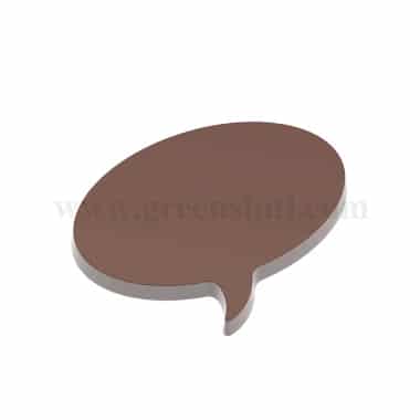 CHOCOLATE WORLD Magnetic Chocolate Mould Speech Balloon 45 x 32 x h 10 mm