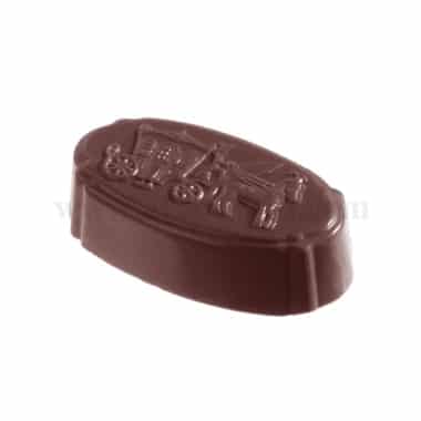 CHOCOLATE WORLD Chocolate Mould Karos 45 x 25 x h 13 mm