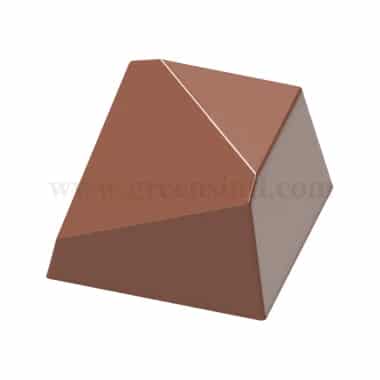 CHOCOLATE WORLD Chocolate Mould Diagonal 27.56 x 27.58 x h 17.22 mm