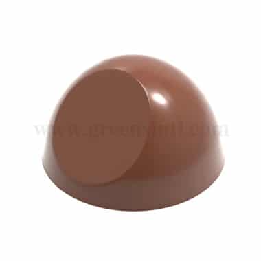 CHOCOLATE WORLD Chocolate Mould Half Sphere with Flat Side 32 x 32 x h 19.5 mm