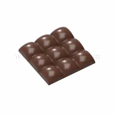 CHOCOLATE WORLD Chocolate Mould Tablet Square Sphere Alexandre Bourdeaux  79.55 x 79.55 x h 13.45 mm